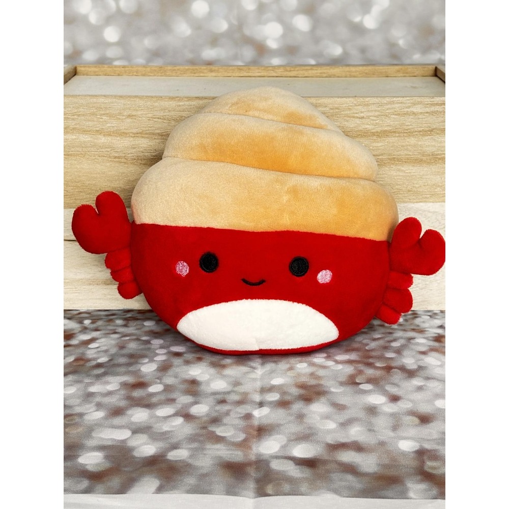 🦀🦀 Squishmallow 4" Indie the Hermit Crab~EUC 🦀🦀